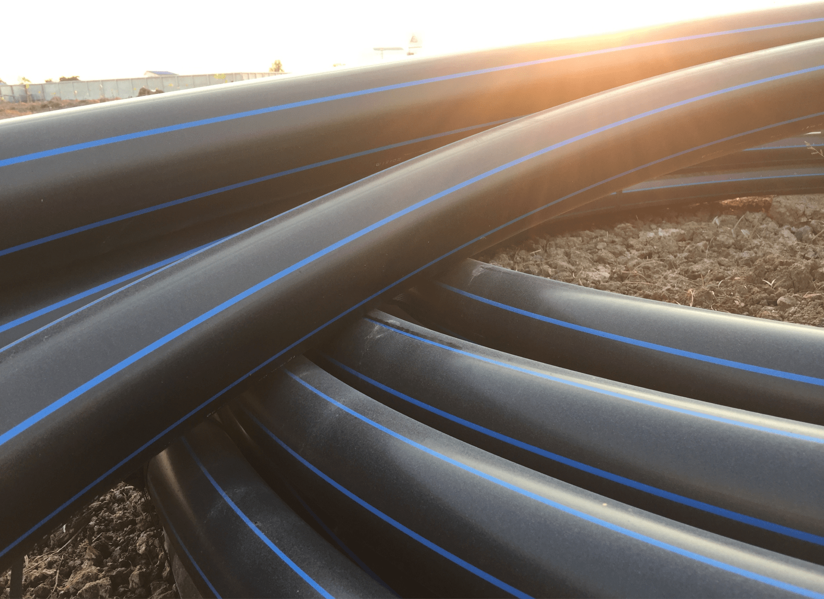 HDPE vs carbon steel vs stainless steel energy savings-min PE/ID plastic pipes for drainage installation