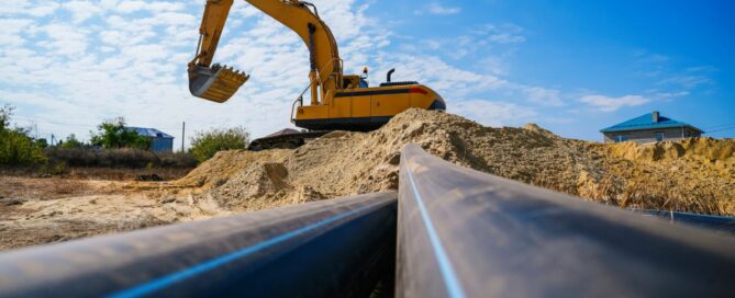 Plastic pipes in infrastructure